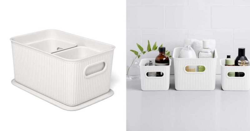 Set de 3 Cajas Organizadoras Tatay Baobab con tapa: orden y estética en casa con un 24% de descuento