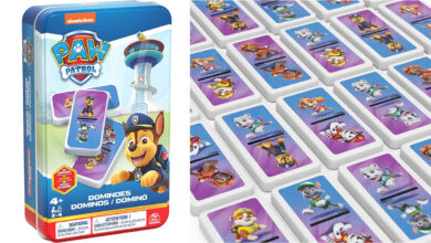 Dominó Infantil de La Patrulla Canina con maletín metálico por solo 5,29 € - Juego clásico para aprender y divertirse