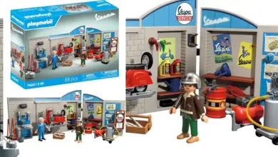 Taller Vespa de PLAYMOBIL con plataforma elevadora y 86 accesorios por 29,29€ con envío gratis
