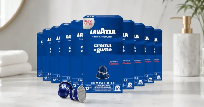 Oferta Amazon: Pack 100 cápsulas Lavazza Crema e Gusto Classico con un 32% de descuento