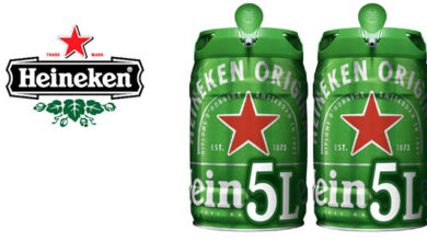 Pack 2 Barriles de Cerveza Heineken 5L con Grifo por 29,99 € en Amazon - Ahorra un 30%