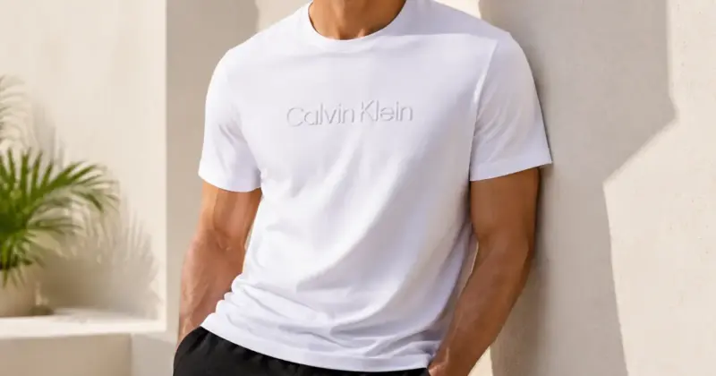 Camiseta Calvin Klein Sportswear para hombre: tejido transpirable con un 45% de descuento a solo 21,95 €