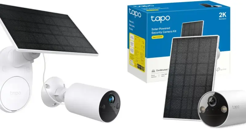 Kit cámara de exterior TP-Link Tapo C410 con panel solar: vigilancia de calidad 2K y autonomía sin cables por 49,99 € con envío gratis