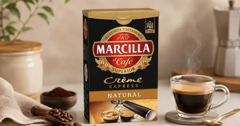 Café Molido Marcilla Crème Express 250g: Suavidad y Aroma con 23% de Descuento en Amazon