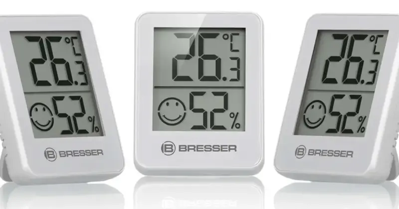 Pack 3 termohigrómetros Bresser con 48% de descuento por 13,10 € para controlar temperatura y humedad en casa
