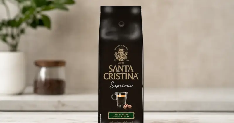 Café en grano Santa Cristina Suprema Natural 500 g con un 36% de descuento en Amazon