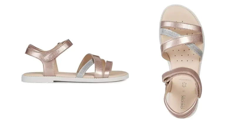 Sandalias Geox Girl's J Sandal Karly para niñas: comodidad y estilo con un 17% de descuento