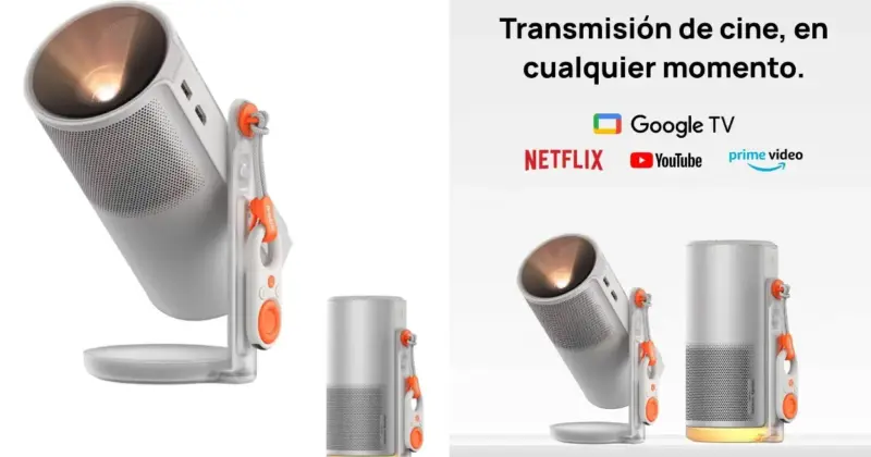 Proyector portátil XGIMI MoGo 4 con Google TV y batería, ahora con 23% de descuento