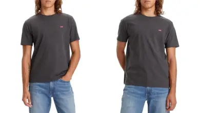 Camiseta Levi’s SS Original Housemark en gris oscuro: calidad y estilo clásico con 50% de descuento