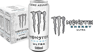Pack 4 latas Monster Energy Ultra White 500 ml a 1,32 € cada una, bebida energética sin azúcar con buen sabor y efecto inmediato