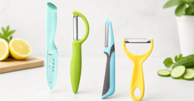 Set de Peladores y Cuchillo para Frutas: Afilados, Cómodos y con un Precio Imbatible de 4,99 €