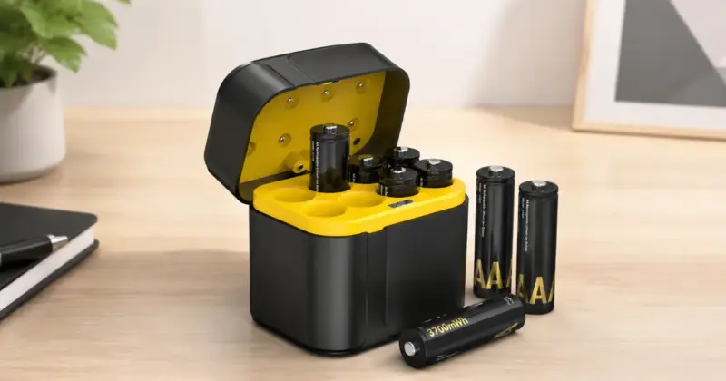 Pack SURFOU de 8 pilas recargables de litio AA y AAA con cargador rápido por solo 21,18 € (-19%)