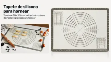 Tapete de silicona Amazon Basics extragrande con guías y superficie antiadherente por solo 9,58 €