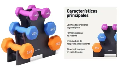 Set de mancuernas Amazon Basics con soporte: Entrena en casa con un 25% de descuento