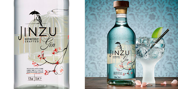 Ginebra artesana Jinzu con sake 700 ml: sabor japonés premium con un 26% de descuento