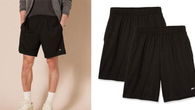 Pack x2 Pantalones Cortos Deportivos Amazon Essentials para Hombre: Comodidad y Transpirabilidad a Solo 15,30€ con 26% de Descuento